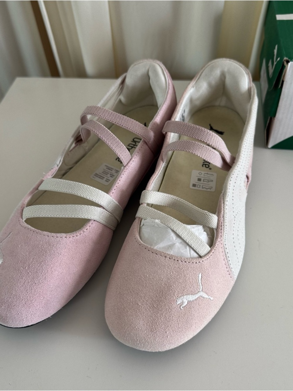 Puma Speedcat Pink Ballet-Style Sneakers  Shoes Size 7Y Women's 8.5 - Picture 2 of 6